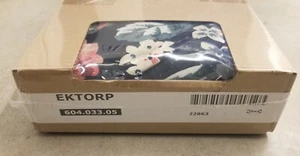 IKEA Ektorp Footstool Cover in LINGBO MULTI Floral Ottoman Slipcover Flowers - Picture 1 of 2