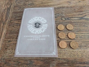Rugged American Commemorative 6 Coin And Booklet Lot - Husky Oil USA History - Bild 1 von 8