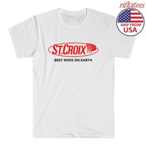 St. Croix Fishing Rods Men's White Size S to 5XL - Picture 1 of 1
