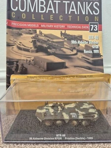 Altaya Deagostini 1/72 BTR-80 Kfor Serbia 1999 Modellino Serbatoio + Mag - Foto 1 di 3