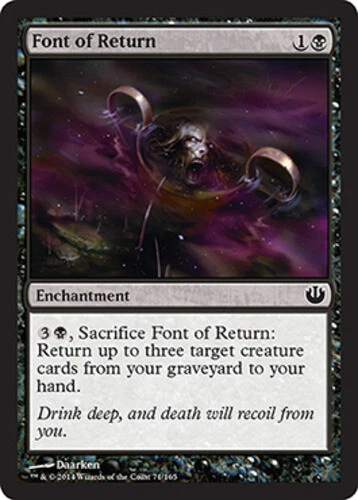 4 Font of Return ~ Near Mint Journey into Nyx 4x x4 Playset MTG Magic UltimateMT - Image 1 of 1