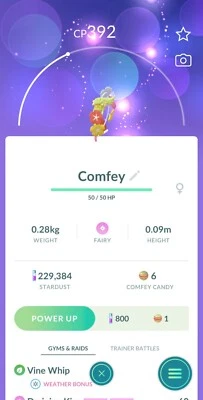 Regional Comfey Pokemon! Trade! Collectible Pokémon Go!! - Image 1 of 2