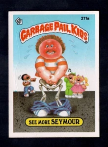 1986 Topps GPK Garbage Pail Kids Series 6 OS6 #211a See More Seymour EX-MT+ *hp - Picture 1 of 2