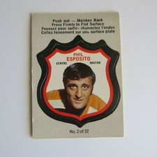 1972-73 OPC O PEE CHEE PLAYER CRESTS # 2 of 22 PHIL ESPOSITO