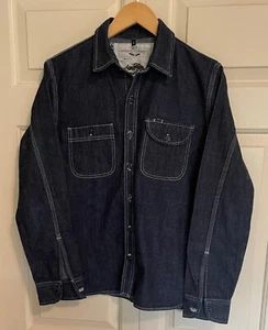 Rogue Territory Selvedge Denim Work Shirt Oxford Button Up S-M - Picture 1 of 13