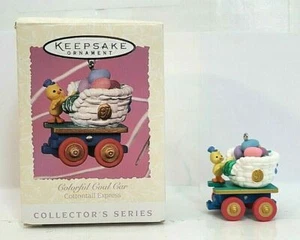 Hallmark Andenken Ornament Ostern bunt Kohlewagen Cottontail Express 1997 - Bild 1 von 2