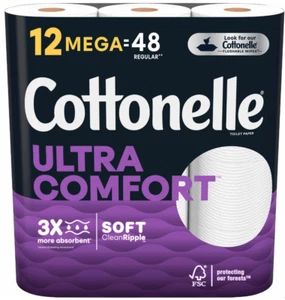 Cottonelle Ultra ComfortCare Bath Tissue/Toilet Paper, Sewer-safe, septic-safe, - Picture 1 of 5