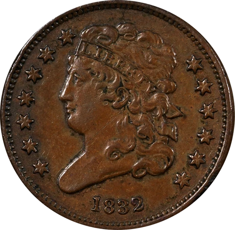1832 Half Cent Great Deals From The Executive Coin Company Cover