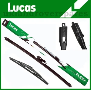 TOYOTA AYGO WIPER BLADES 2014 to 2024 LUCAS FRONT 26" & QUALITY REAR 12" - Picture 1 of 18