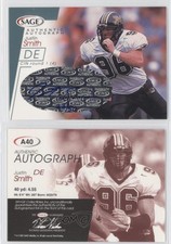 2001 SAGE Auto Platinum /50 Justin Smith #A40 Rookie Auto RC