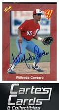 Wil Cordero 1991 Classic II #T2 Montreal Expos TTM/IP Signed Autographed