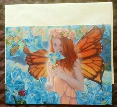 "Innocence, Wings" (1) Leanin Tree Birthday Greeting Card, New With (1) Envelope - Image 1 of 4