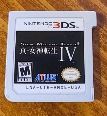 Shin Megami Tensei IV (Nintendo 3DS, 2013) Cart Only Tested & Working  - Image 1 of 2