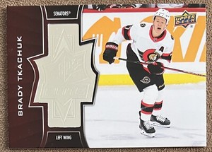 Brady Tkachuk 2020-21 Upper Deck SPx Finite #SF-12 /2999 Ottawa Senators Hockey