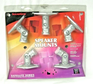 Vantage Point SoundGear Wall Ceiling Satellite Speaker Mounts (5 Mounts) SATS05 - Picture 1 of 3