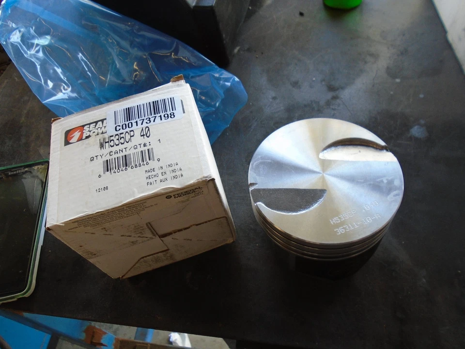 Sellado Power H535CP40 Pistón Hipereutéctico Plano 4.400" Diámetro Ford 1 CADA UNO Foto 1 de 1