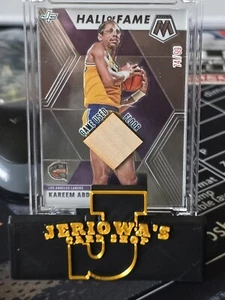2023 Jersey Fusion Kareem Abdul-Jabbar Game-Used Buffalo Braves Floor Relic/ 99 - Picture 1 of 4