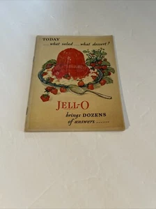 Jello bringt Dutzende von Antworten Rezeptheft Werbung illustriert 1928 - Bild 1 von 4