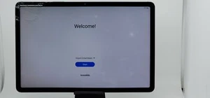 Samsung Galaxy Tab S7 256GB, Wi-Fi, 11 in - Mystic Black  Cracked Screen - Picture 1 of 10