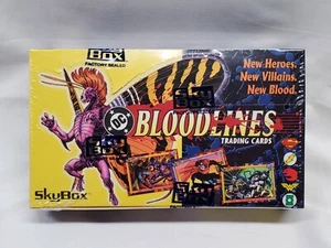 1993 RARE DC COMICS BLOODLINES TRADING CARD {NEW} FACTORY SEALED BOX BY SKYBOX - Picture 1 of 6