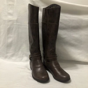 Natural Soul, Womens Variant Riding Boot Brown 6.5 M D6086S1200 - Picture 1 of 5