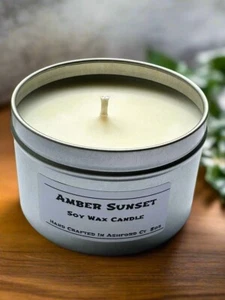 8 oz Soy Wax Candles, Assorted Scents, Cotton Wick, Great Gift Idea - Picture 1 of 8