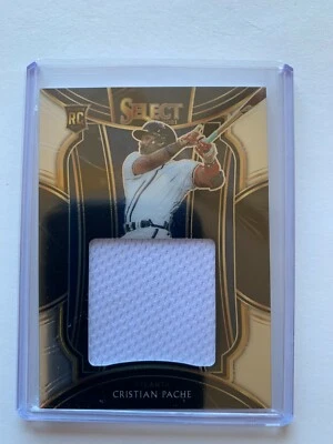 Cristian Pache 2021 Panini Select Rookie Jumbo Swatches RC Atlanta Braves RJS-CP - Image 1 of 2