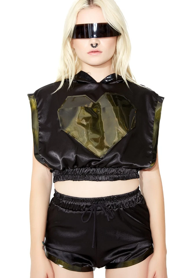 Y2K! Blade Runner ~ Super Raro! Conjunto de jogo ESPAPE Midnight preto - Tamanho pequeno - Imagem 1 de 4