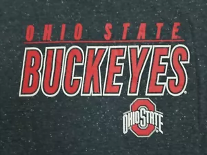OHIO STATE BUCKEYES Concepts Ropa de Dormir Deportiva L Mangas Largas Gris Camisa Unisex - Imagen 1 de 10
