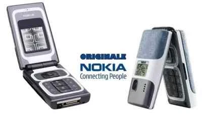 NOKIA 7200 2G GSM 900/1800 FM MP4 Flip Phone - Image 1 of 4