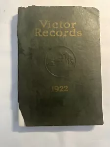 1922 Catalogo Victor Records Opera Victrola Valzers Polka Tango Fox Trot - Foto 1 di 8