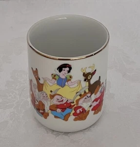 Walt Disney Japan Vintage Rare Snow White & the Seven Dwarfs Cup Mug Porcelain  - Picture 1 of 7