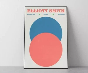 Poster musicale Elliott Smith, stampa artistica, concerto vintage, concerto - Foto 1 di 1