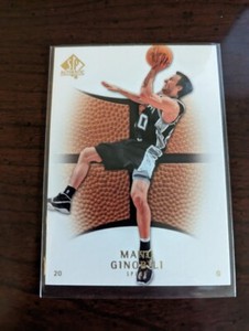 2008 SP Authentic - Manu Ginobili #91 - Near Mint
