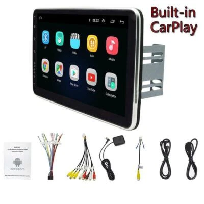 Double Din 10.1" HD Carpaly Android 9.1 Car Stereo Radio Wifi GPS  Head Unit FM - Изображение 1 из 4