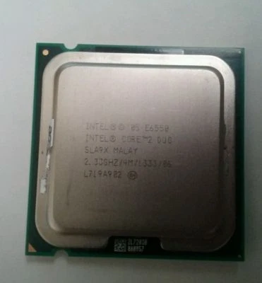 SLA9X Intel E6550 2.33 GHz 4 MB 1333 MHz LGA 775 Core 2 Duo C2D CPU AUST Seller - Image 1 of 4