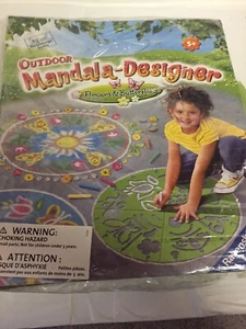 Arte de tiza Ravensburger al aire libre Mandela diseñador flores y mariposas 5+ - Imagen 1 de 7