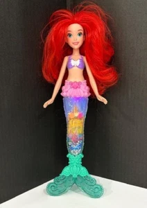 Ariel 11" Light up Glitter & Glow Disney Princess Mermaid Doll - Picture 1 of 13