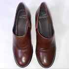 Women?s Dansko Brown Leather Slip On Clog Shoes Size 39 US 8.5  ~
