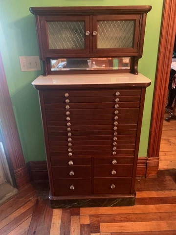 Antique Dental Cabinet - Early 1900s Cover