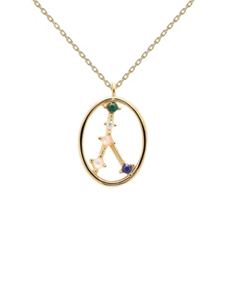 PD PAOLA Zodiac "Krebs" CO01-347-U Goldhalskette 925 Sterling Silber - Bild 1 von 4