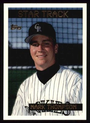 1995 Topps #52 Mark Thompson Rockies 8 - NM/MT - Image 1 of 2