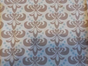 LOT of 4 Pc. Homemade Valence Blue and Light Brown - Picture 1 of 5