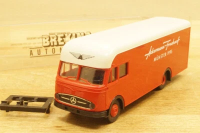 Ho 1:87 BREKINA SoMo Mercedes-benz MB LP 322 Camion di Rimozione " Münster 1995 - Immagine 1 di 4