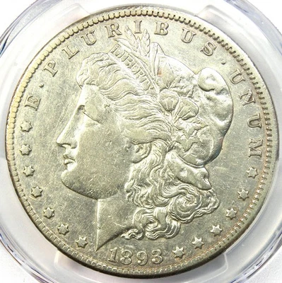 1893-CC Morgan Silver Dollar $1 Carson City Coin - Certified PCGS XF Detail (EF) - Image 1 of 4