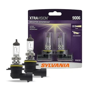 SYLVANIA 9006 XtraVision Halogen Bulbs – Durable High/Low Beam Headlights (2PK) - Picture 1 of 7