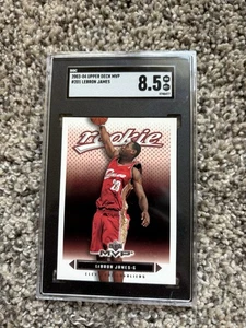Upper Deck MVP Rookie LeBron James #201 (RC) Rookie Card 2003-04 SGC 8.5 - Picture 1 of 6
