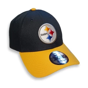 New Era 9Forty Pittsburgh Steelers Hat Cap Men Adustable Hook and Loop Black NFL - Picture 1 of 10