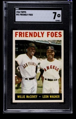 1964 年 #41 友好敌人 Willie McCovey SGC 7(惊人的中心!) — 第 1/2 张图片
