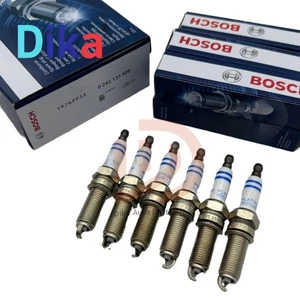 6 Spark Plugs Double Platinum Set For 2006-2011 Bosch MERCEDES-BENZ E350 V6-3.5L - Picture 1 of 4
